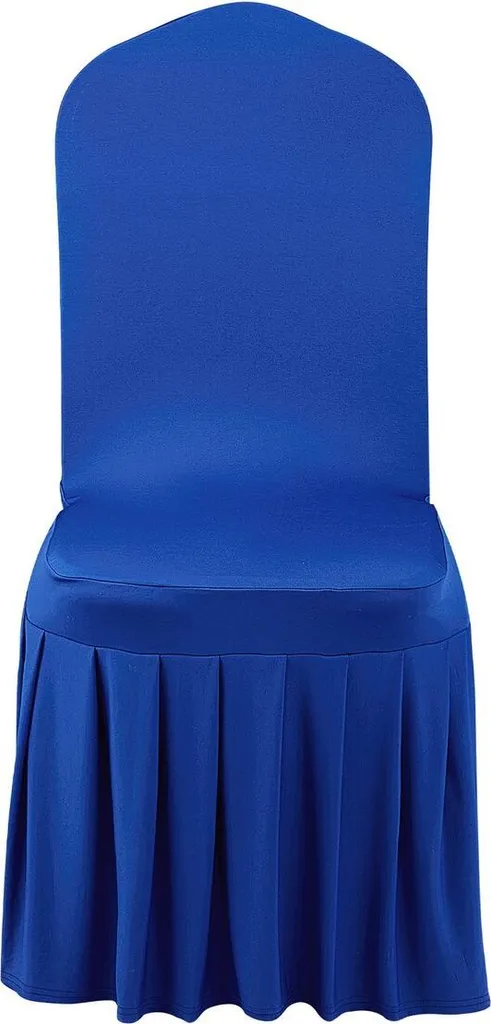 Offerta 30 Coprisedie Elasticizzati Blu | Poliestere per Eventi - 10