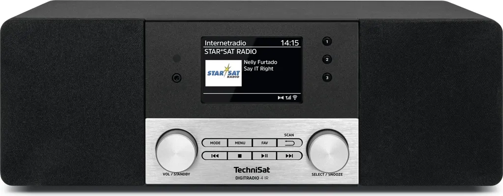 TechniSat DIGITRADIO 4 IR - Radio Internet DAB+ FM et Bluetooth Intégré