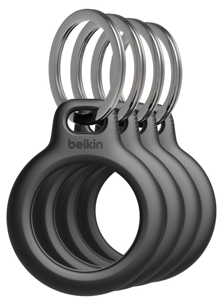 1x4 Belkin Porte-clés pour Apple AirTag, noir MSC001btBK Image du produit 