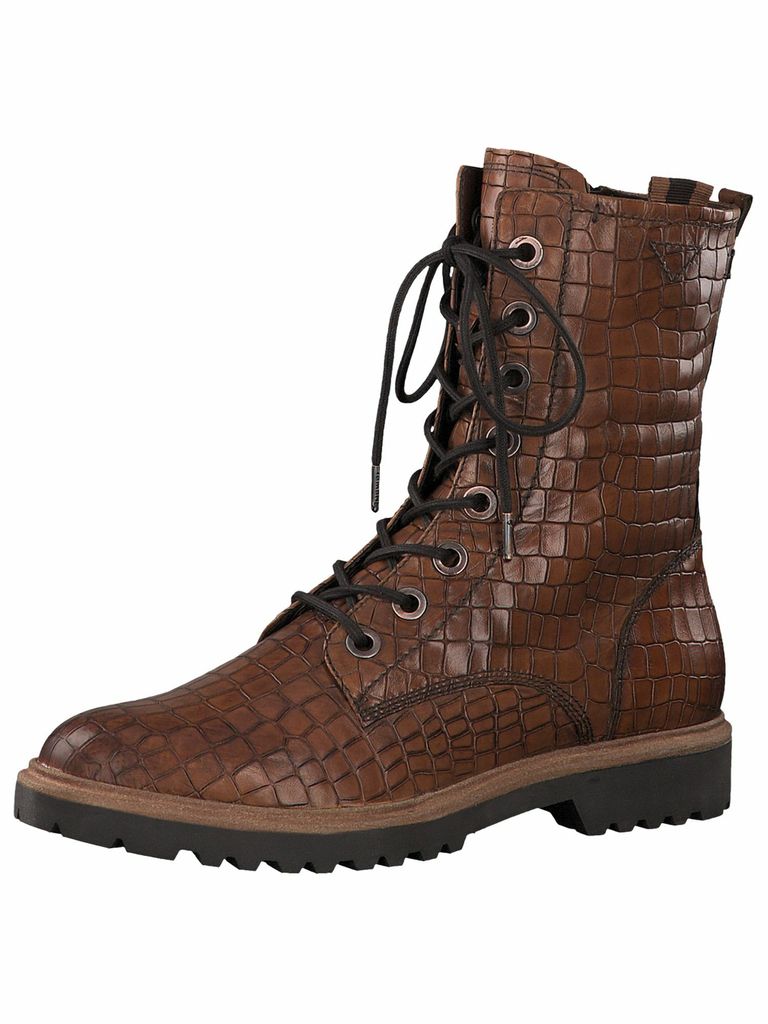TAMARIS 1-1-25214-25/396 MUSCAT CROCO Schnürstiefel HW 20/21, Spocc:37