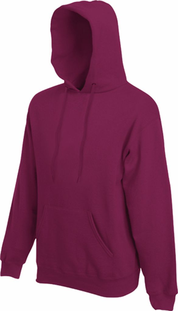 Fruit of the Loom - Kids Classic Hooded Sweat - Burgundy - 116