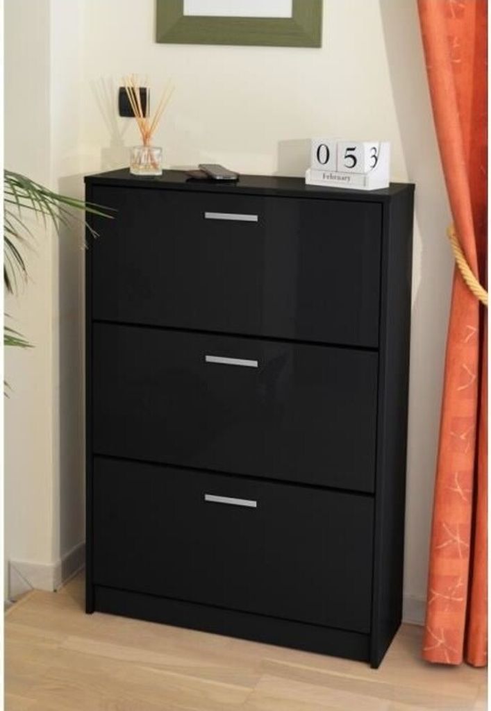Meublorama DS-BZ 3918 KLAKET NOIR, Schwarz, Partikelbord, 250 mm, 1130 mm, 740 mm, 1 Stück(e)