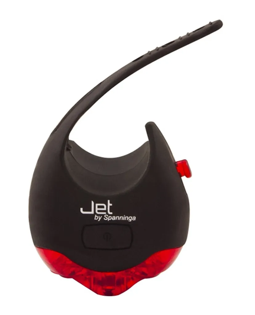 Feu de vélo LED JET rechargeable USB compact avec fixation facile