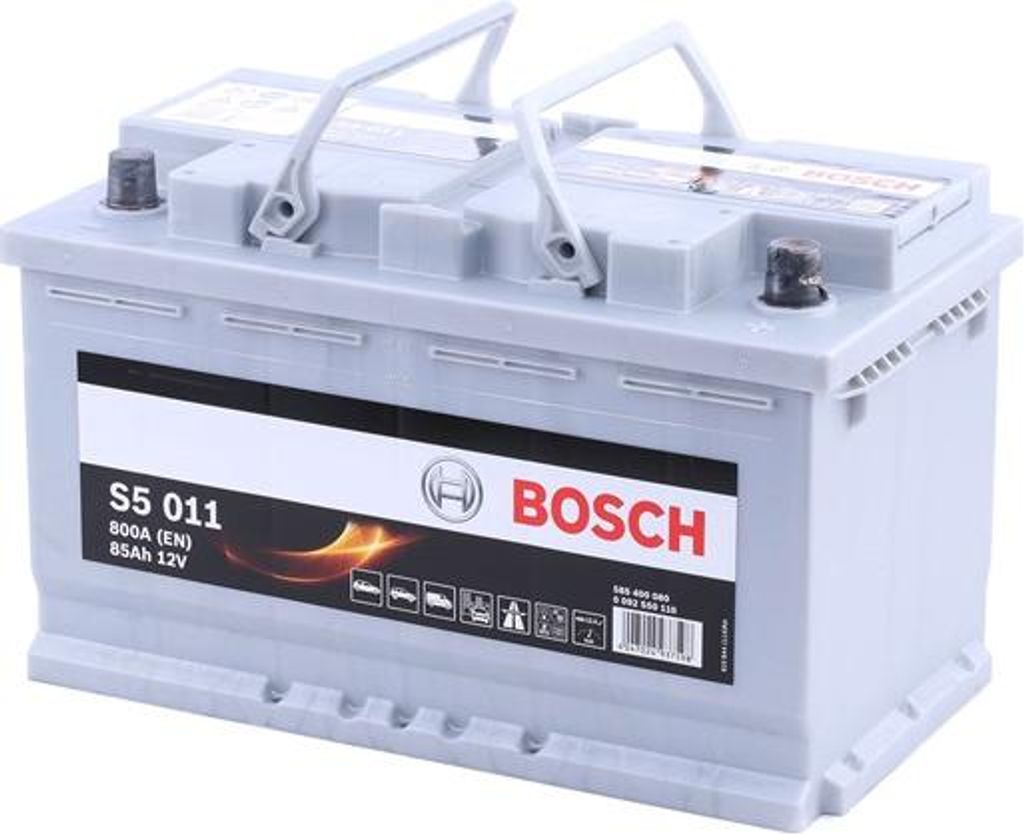 Starterbatterie BOSCH S5 12V 85Ah 800A/EN L4 Produktbild 