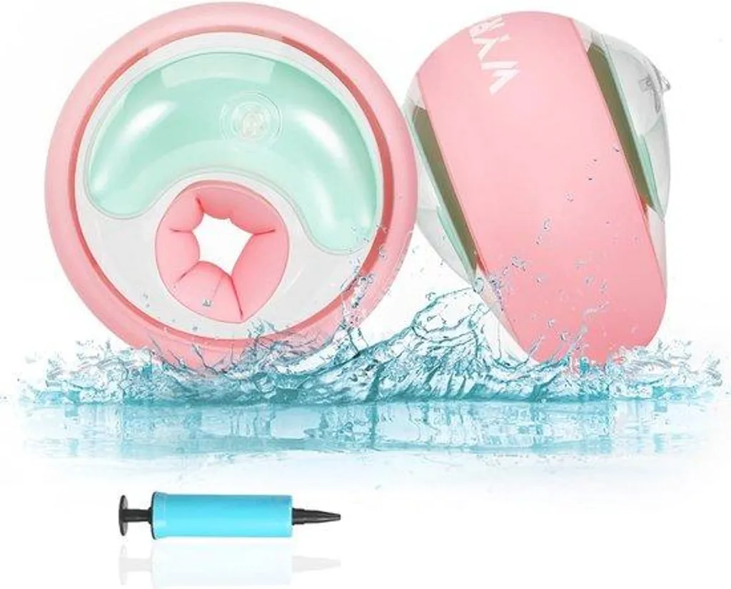 Brassards évolutifs 1-6 ans dotés de 3 coussins d'air pour la piscine