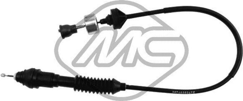 Metalcaucho 80000 Kupplungsseil Seilzug passend für PEUGEOT PARTNER Tepee 909/687mm