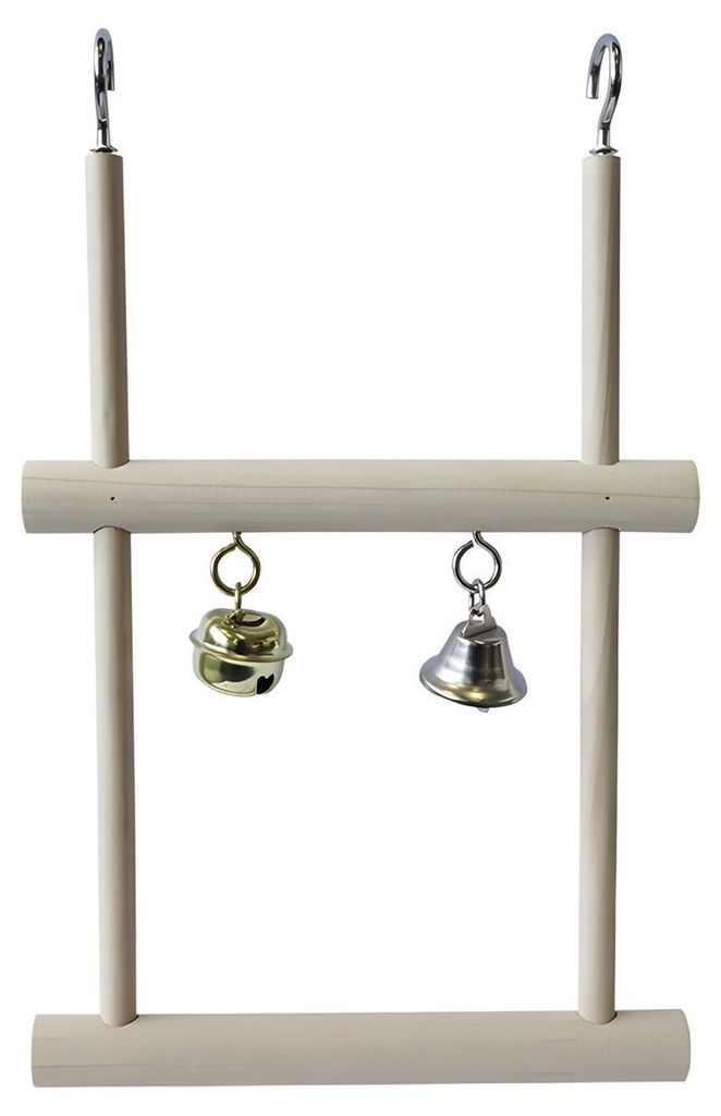 Balançoire trapèze double, avec cloche Image du produit 