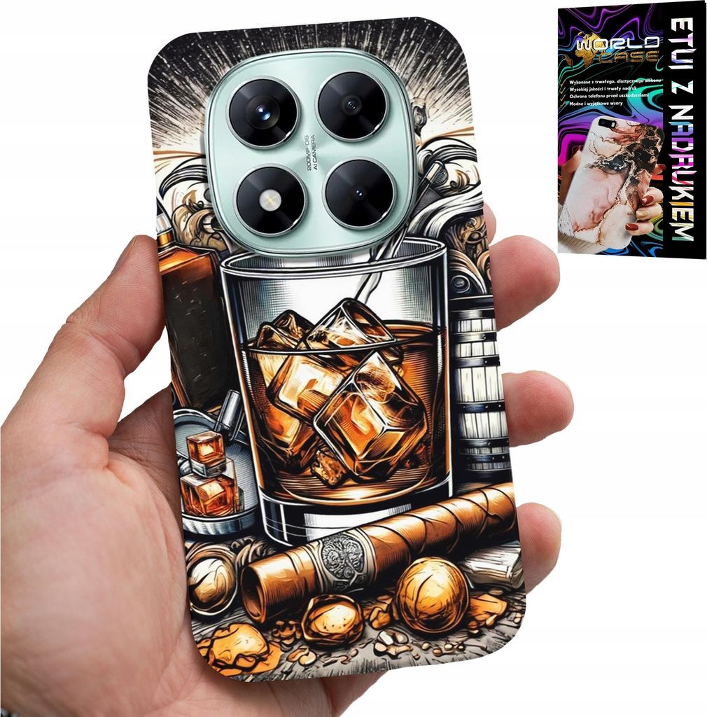 Fall Für Xiaomi Note 14 Pro 5G - Whisky Zigarre Designs Für Männer Rucksack