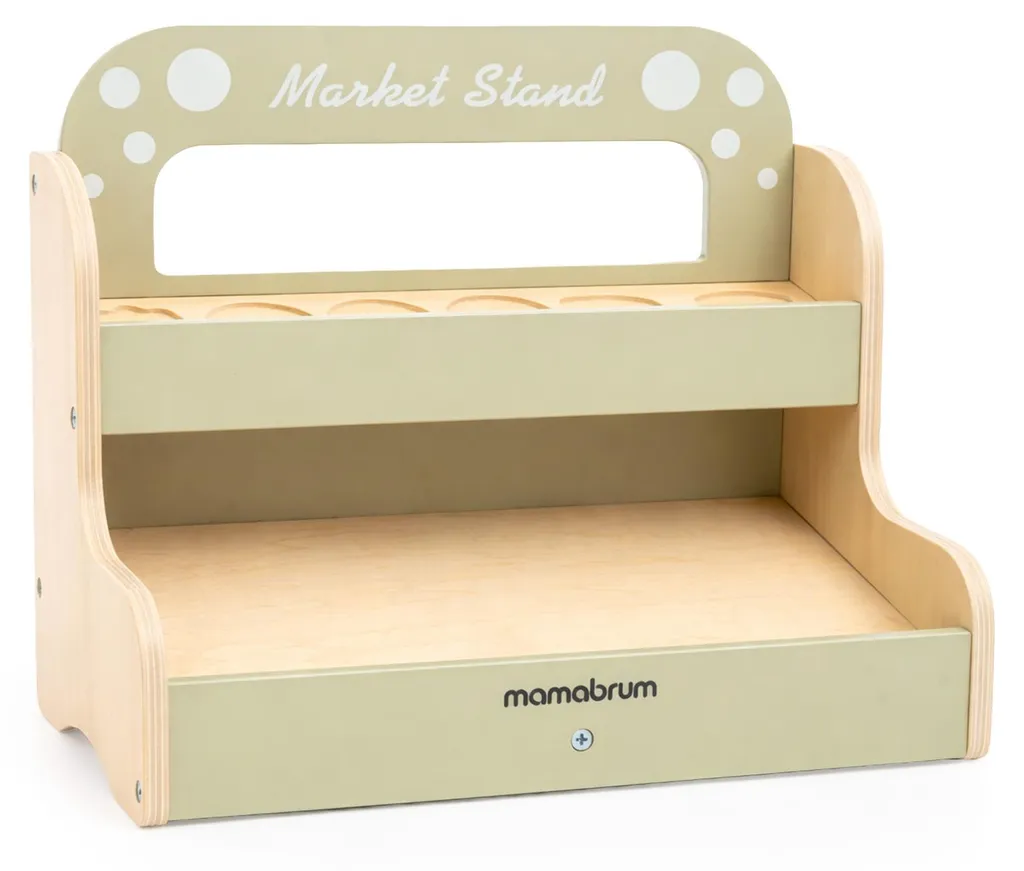 Marchande bois solide et compacte avec 24 accessoires pour petit espace - 9