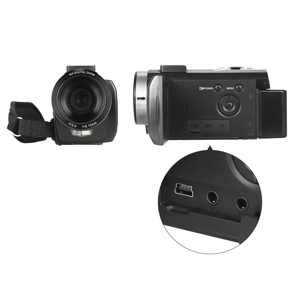 Andoer HDV-201LM 1080P FHD digitální videokamera DV Obrázek produktu 4
