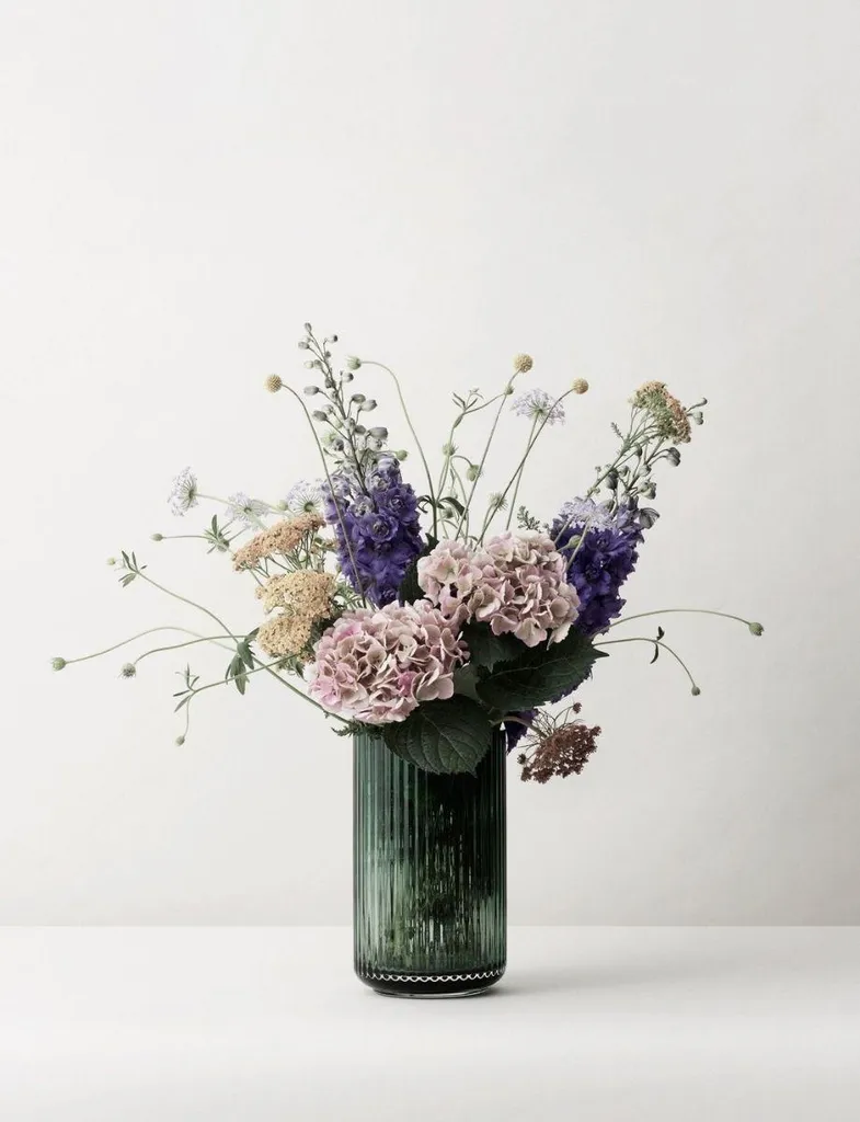 Vase Décoratif de Table Vert Copenhague 12 cm - Idée Cadeau Lyngby