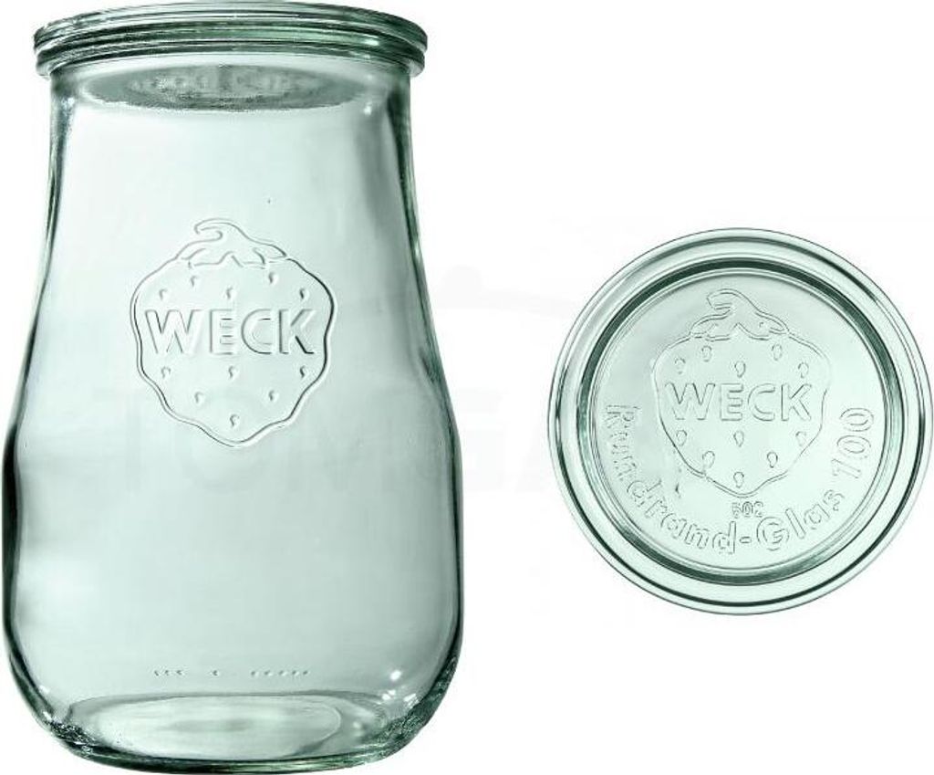 WECK TULIP-Glas mit Deckel 2700 ml 4 Stück Produktbild 
