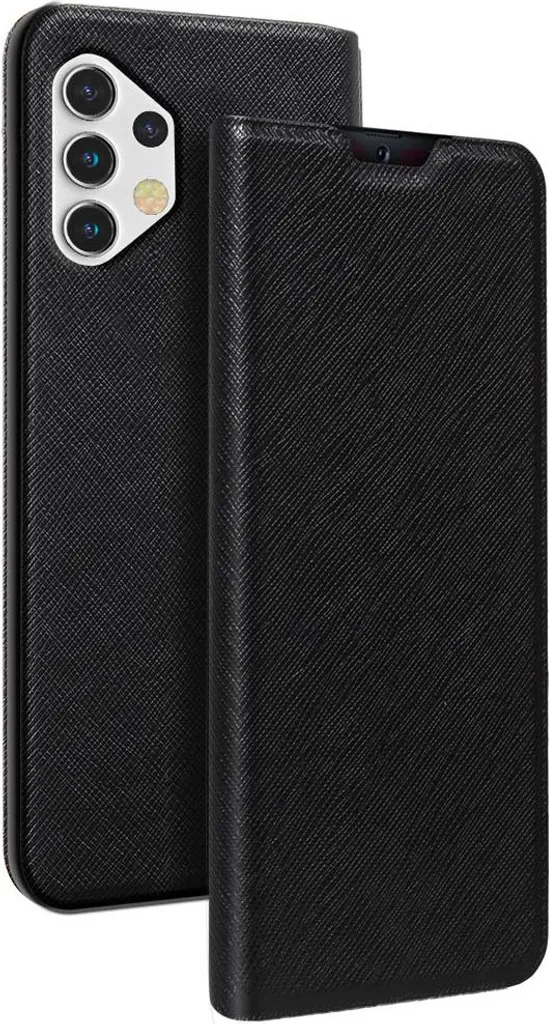 Cover a Libro BigBen per Samsung A13 4G | Wallet Case Nera Antiurto