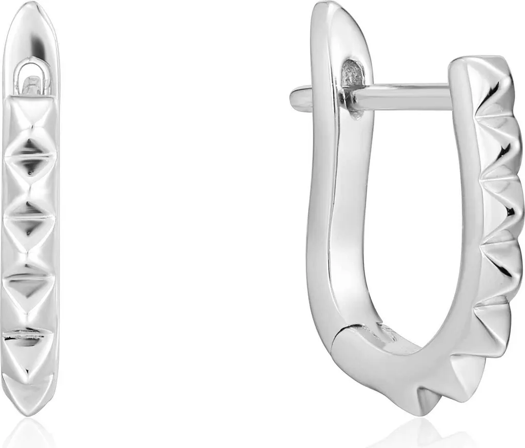 Orecchini Ania Haie E025-07H Argento Tidal Huggie | Minimal Chic