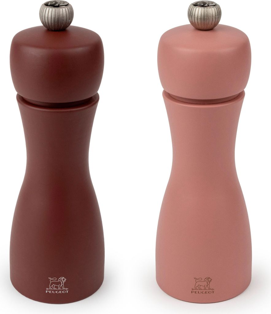 PEUGEOT Mühlenset TAHITI ERDE 15cm Pfeffermühle Salzmühle Stahlmahlwerk
