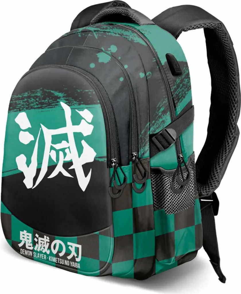 Sac à dos de Ville Demon Slayer Vert Idéal Loisirs et Running