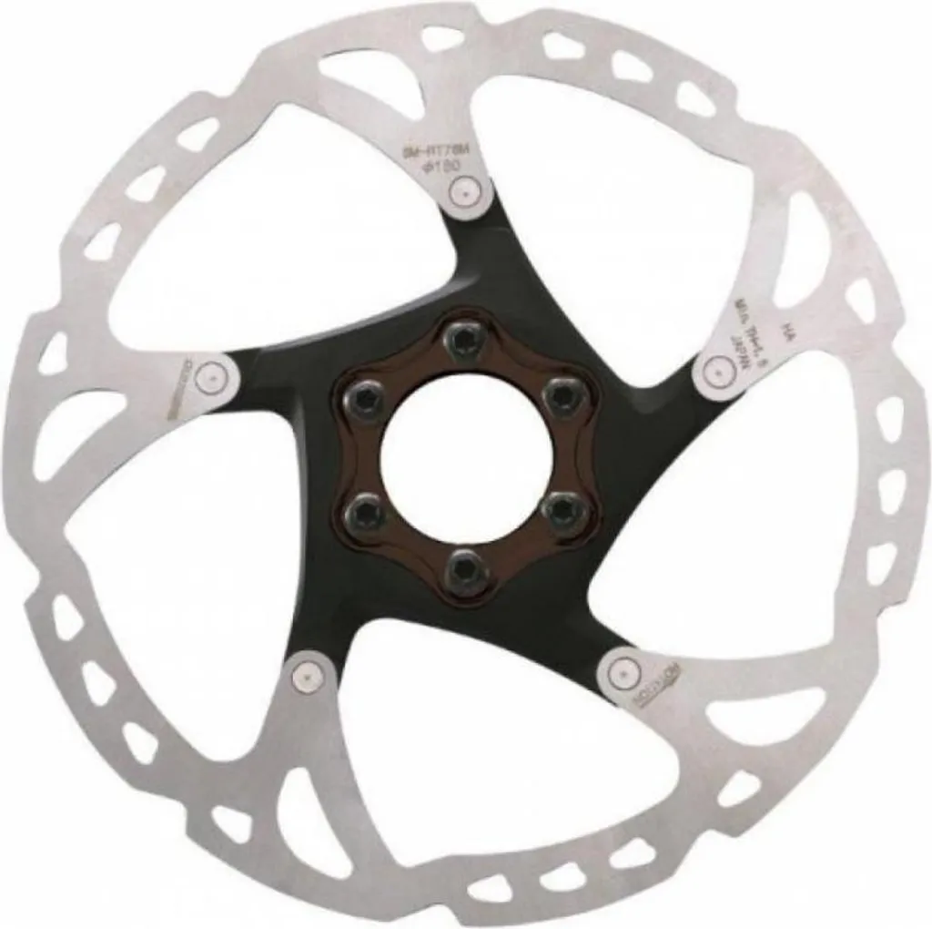 Disque de frein 180mm Shimano SM-RT76M à fixation 6 boulons