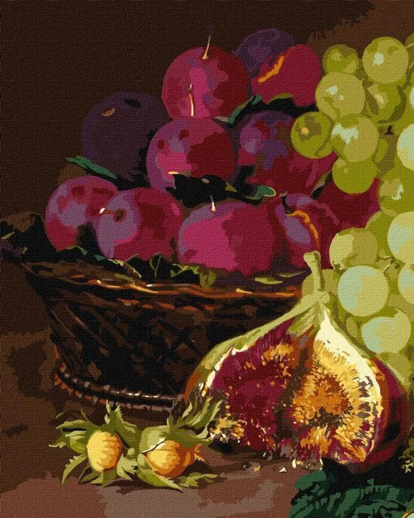 Peinture par numéros 40x50cm avec Toile Haute Définition et Acryliques