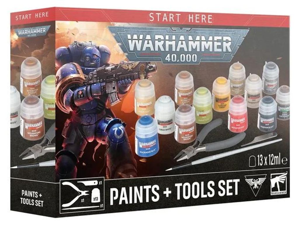 Warhammer (S) 40K - Verf + Gereedschap Set 11e Editie - 13 Productafbeelding 