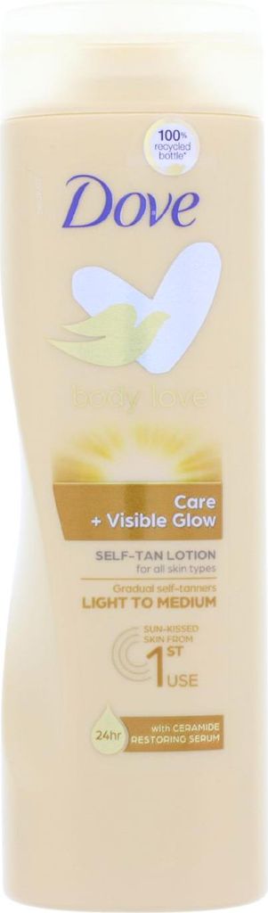 Dove Visible Glow Selbstbräuner Lotion 250ml - Hell bis Mittel