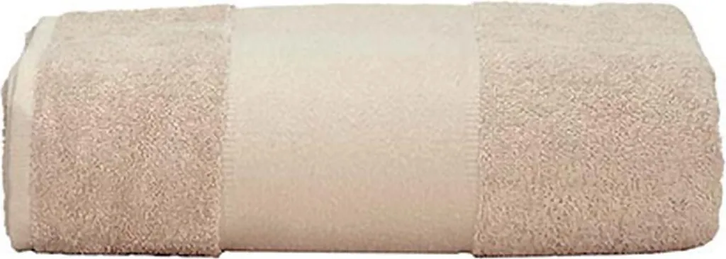 Telo Bagno Luxury A&R AR077 Sabbia - 100x210 cm Cotone Premium
