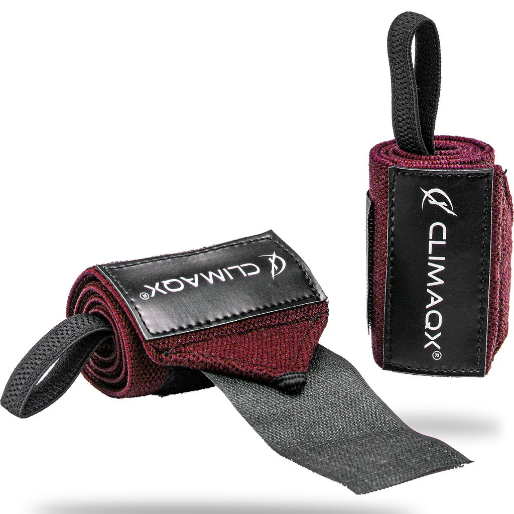 Climaqx Wrist Wraps (Bordeaux) Onesize - Fitness-Zubehör - Trainingsgeräte