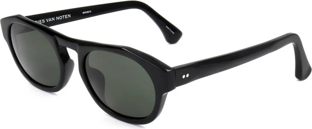 Lunettes de Soleil DVN38 Dries Van Noten Anti-Éblouissement Noir Femme