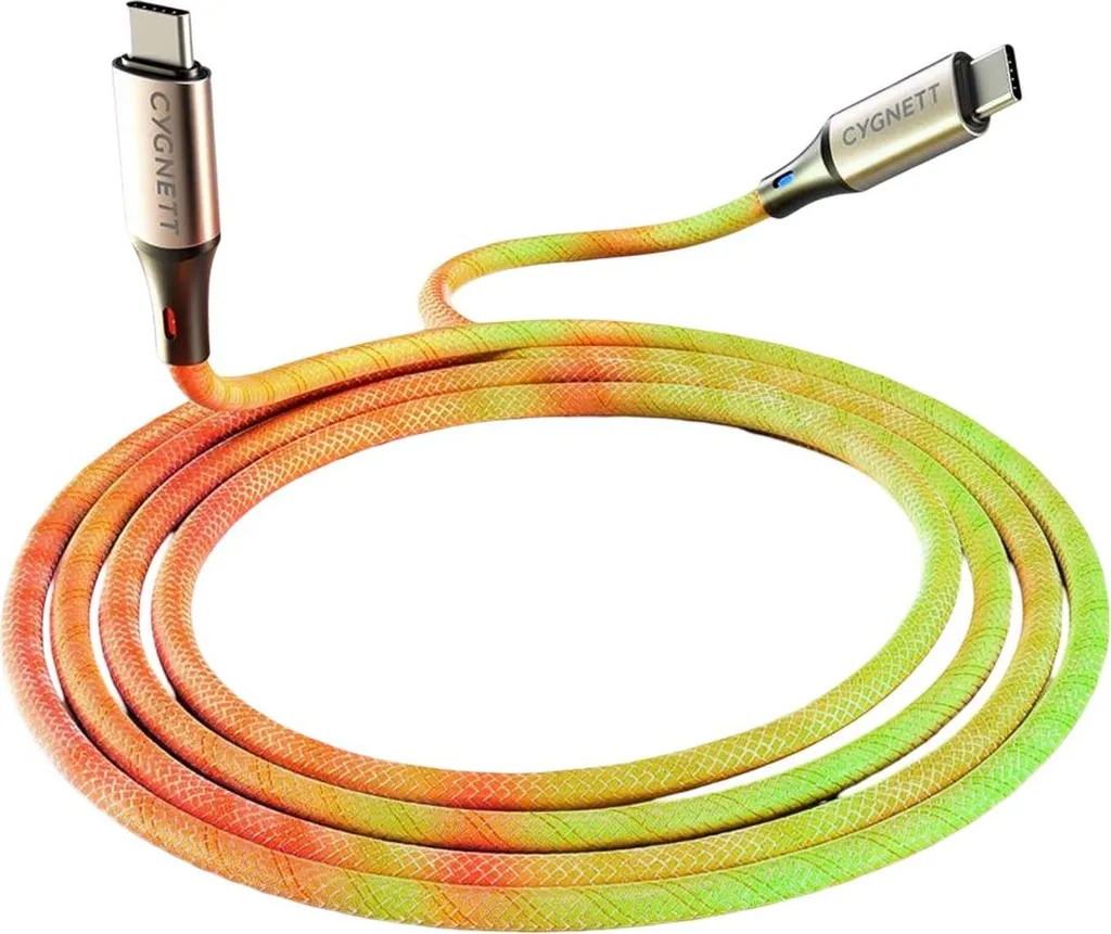 Cavo USB-C Luminoso Cygnett 1,2m 60W Ricarica Rapida - Offerta Esclusiva