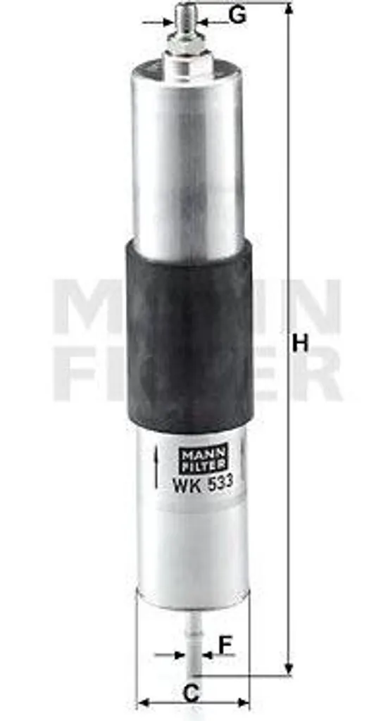 Filtre carburant WK 533 : fini les ratés moteur sur BMW E46 et Z3 E36
