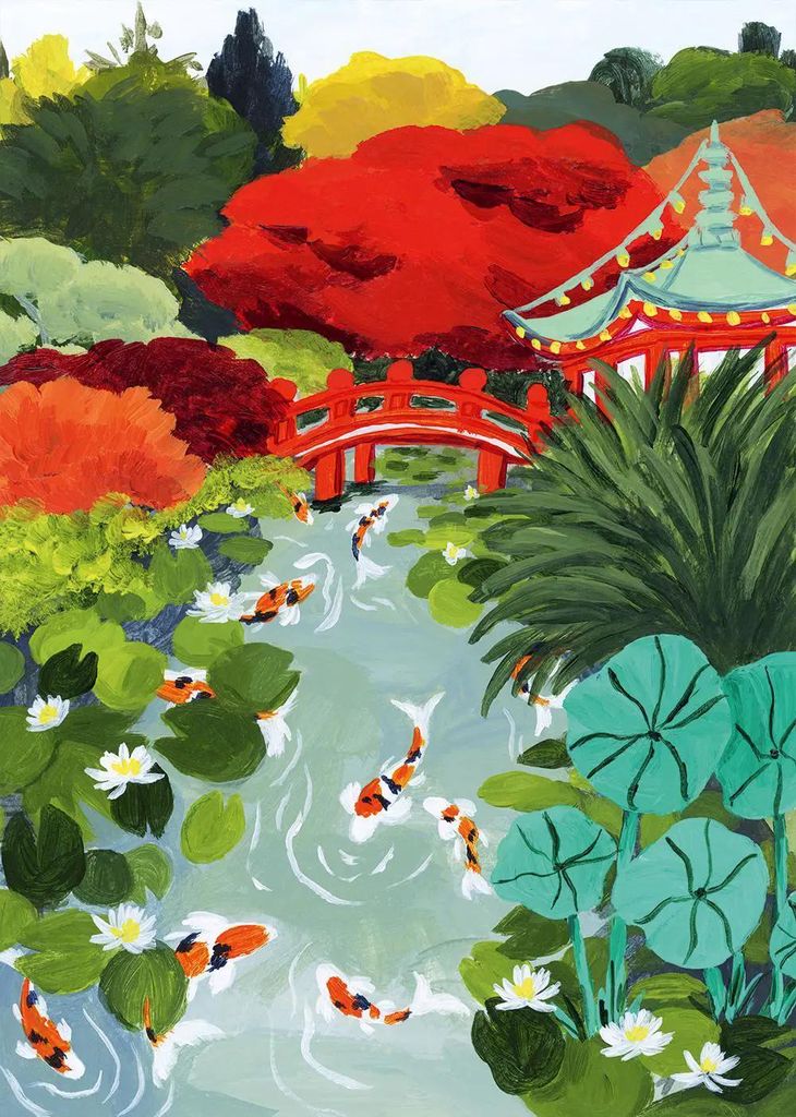Pieces & Peace Puzzle Japanese Garden 1500 Teile Puzzle