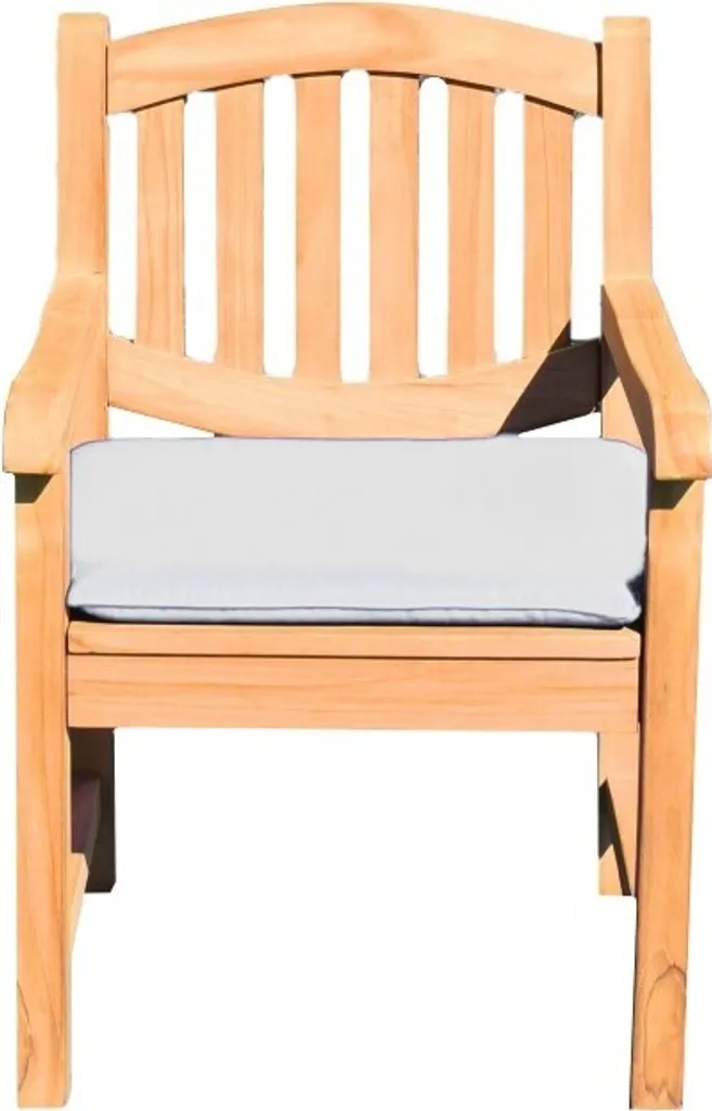 Teako Design Coussin d'assise d'extérieur 61 x 50 cm pour chaise Crème