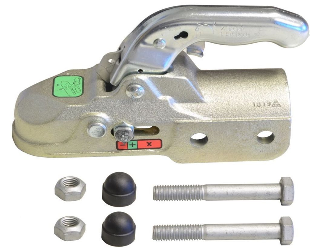 1 x Knott -Kugelkupplung - K35-C - 3500kg - Ø60mm - Bohrungen Ø14,5mm + Schrauben