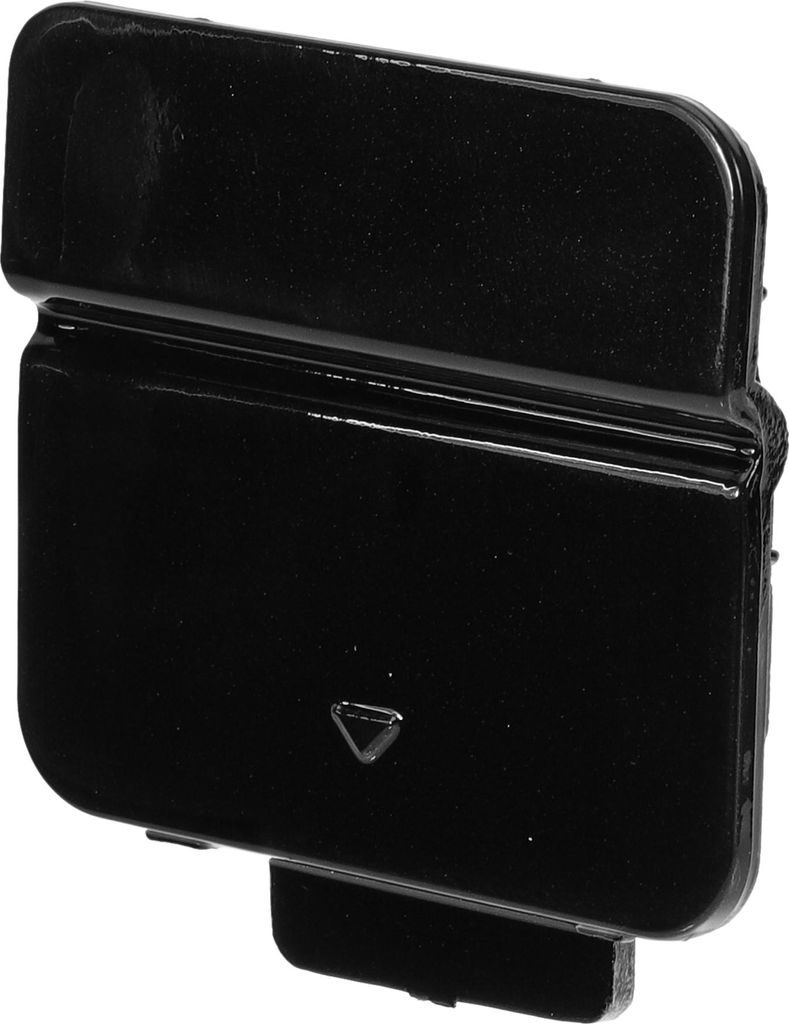 Hintere Stoßstangenhakenabdeckung Abschleppabdeckung Schwarz Passend für BMW 525i 2004-2007 für BMW 545i 2004-2005 Nr. 51127119151 - Packung mit 1