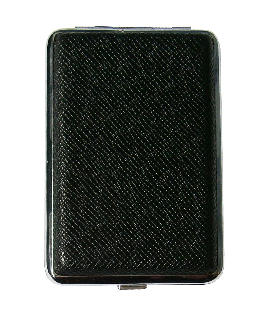 ZIGARETTENETUI für 12 Zigaretten Carbon Leder Etui Produktbild 
