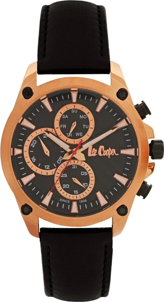Montre Homme Idée Cadeau Lee Cooper LC06743.451 Noire - Style Élégant