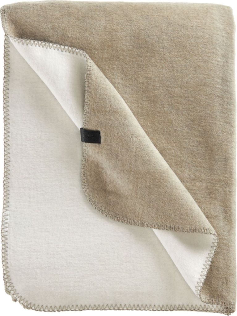 SCHÖNER WOHNEN Plaid Pebble Farbe beige Größe 150x200