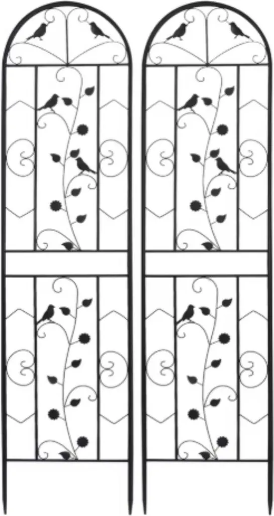Treillis Métallique Antirouille - Solution 188cm pour Plantes Grimpantes