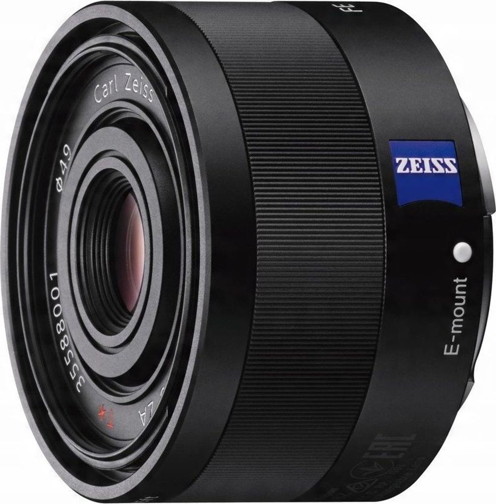 Sony 35 mm / F 2,8 SONNAR T* FE ZA (SEL35F28Z) Weitwinkelobjektiv für Sony E-Mount Systemkameras, F2,8, Vollformatsensor, Autofokus, 49 mm Filterd...