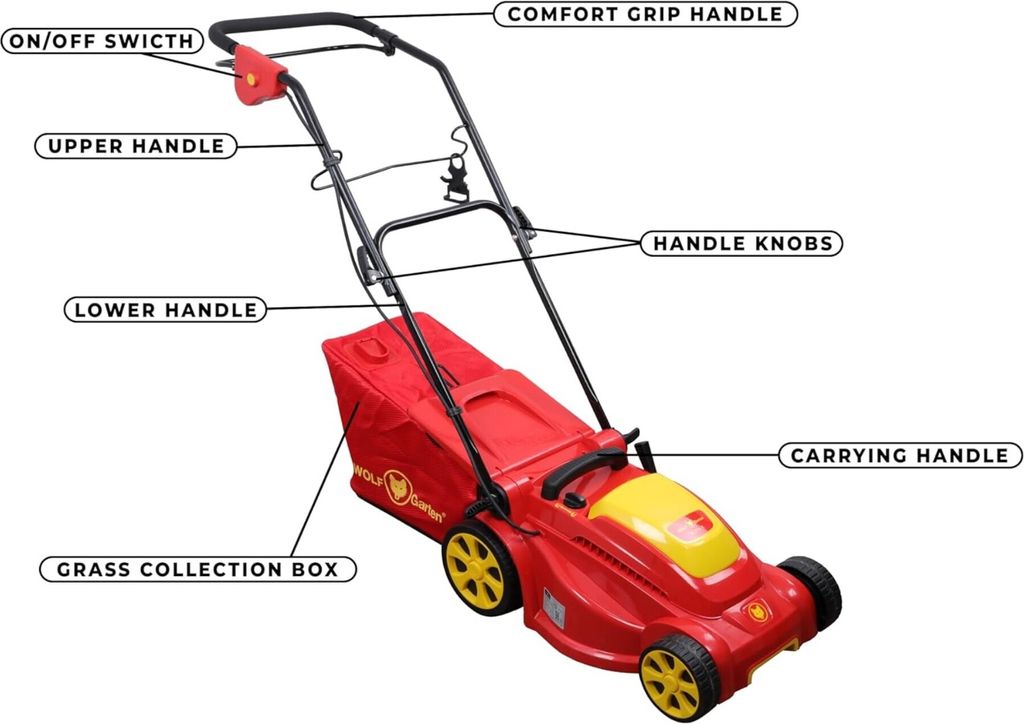 WOLF Garten Elektro Rasenmäher A 370 E, 37cm, 18BKHJH2650 Produktbild 30