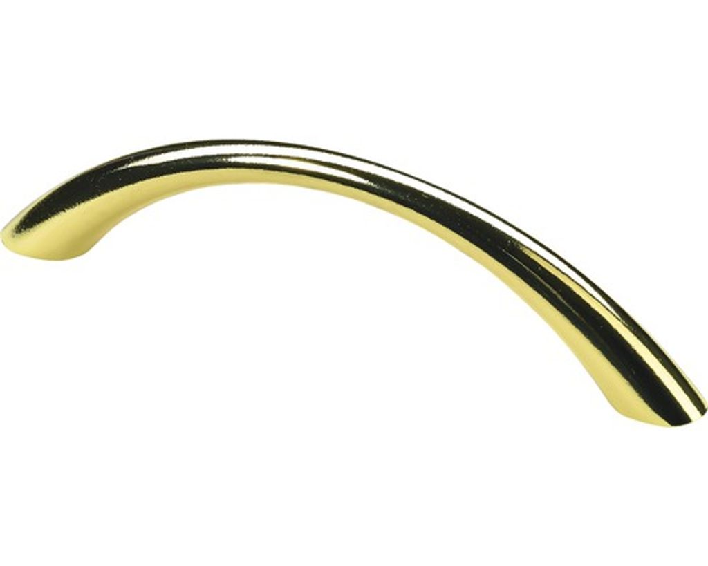 Hettich Möbelgriff vermessingt gold 10 x 112,5 x 26,5 mm - 1 Stück
