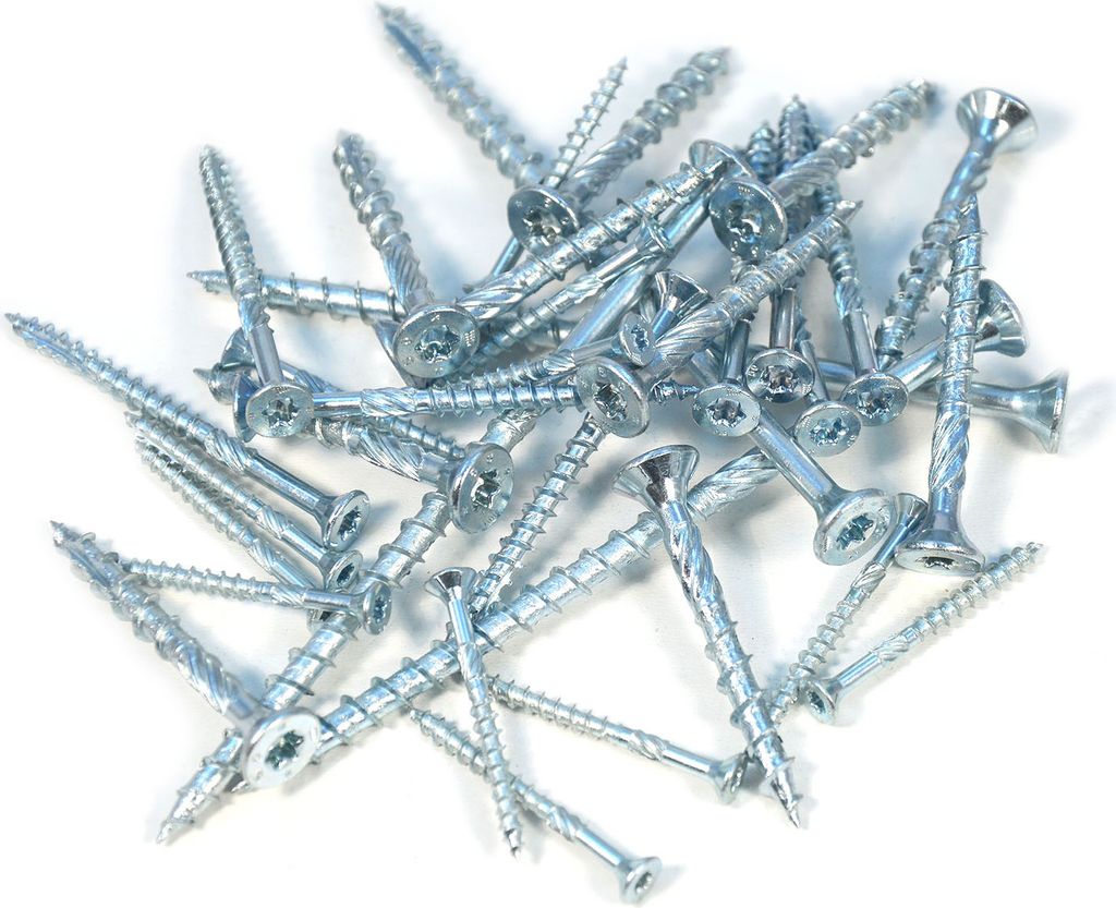 Holzbauschrauben mit Flachsenkkopf und Torx-Antrieb mit Teilgewinde, 3,5x50; 500 Stück