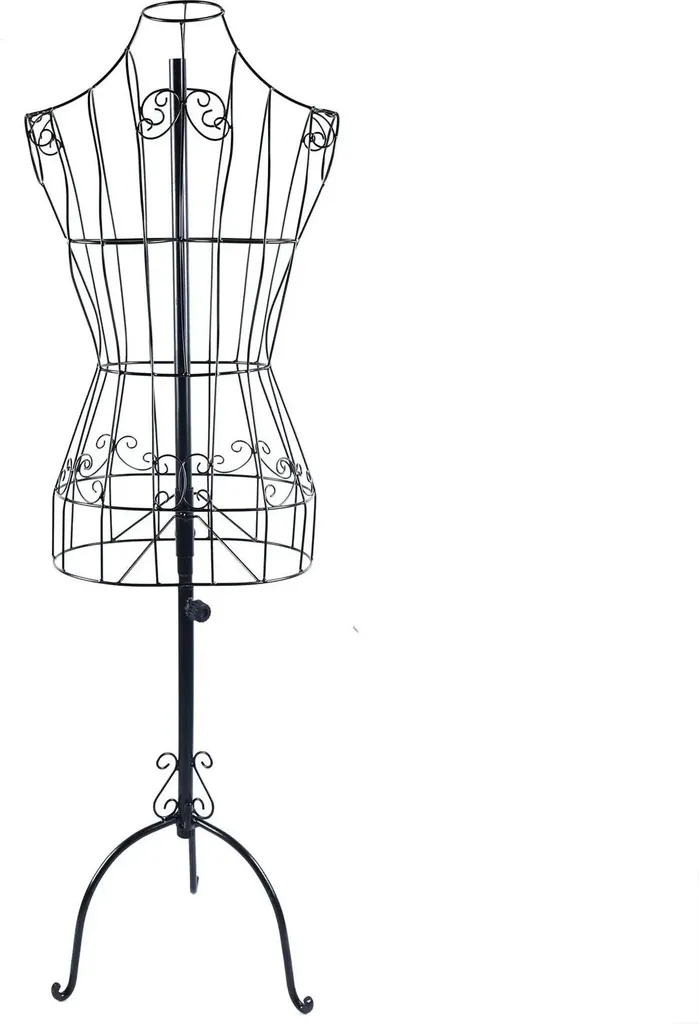 Buste Couture en Métal Réglable 170cm avec Épaules 32cm et Taille 19cm