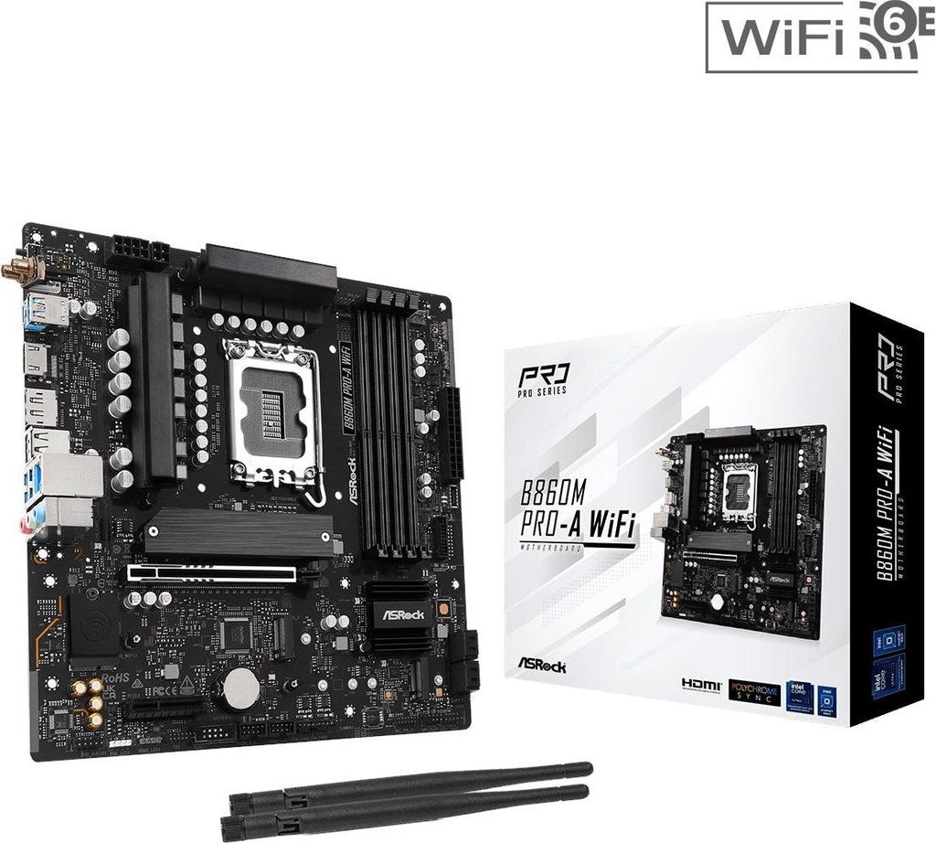 Płyta główna ASRock B860M Pro-A WiFi Immagine del prodotto 
