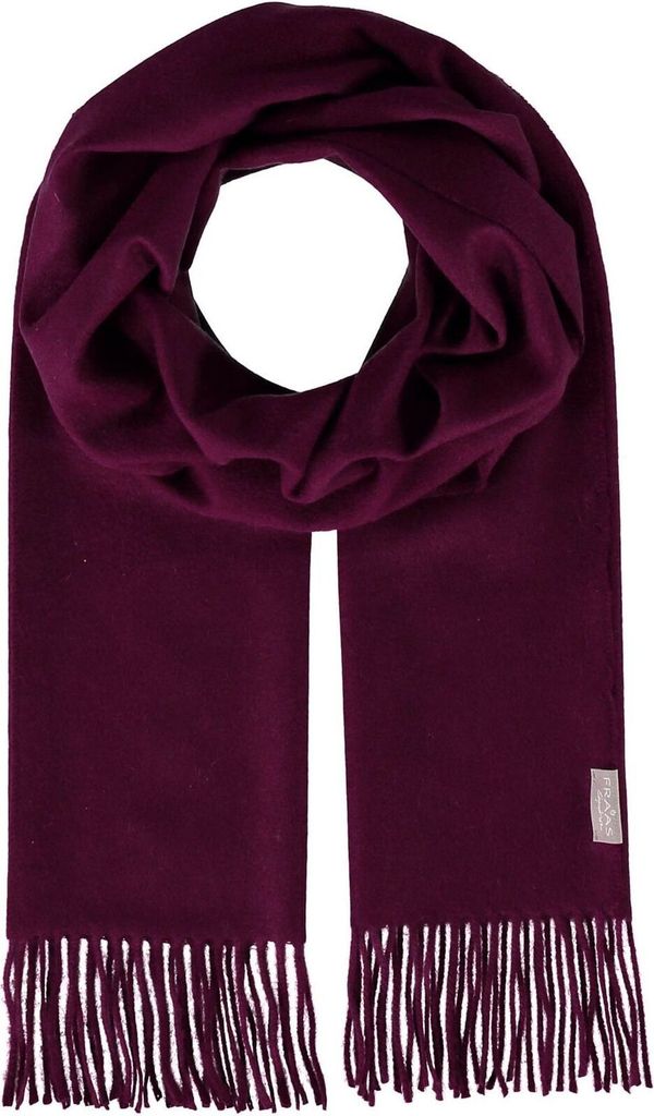 FRAAS Schal Pure Cashmere Scarf with Fringes Purple violett