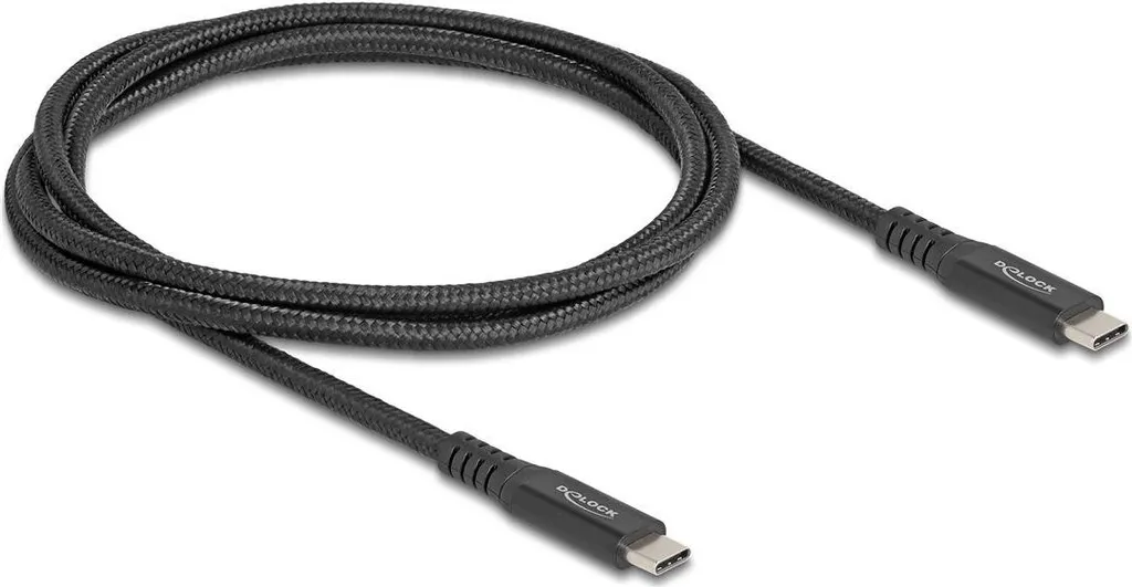 Câble USB-C 20 Gbps Delock 100W PD 3.0 Haute Performance pour Vidéo