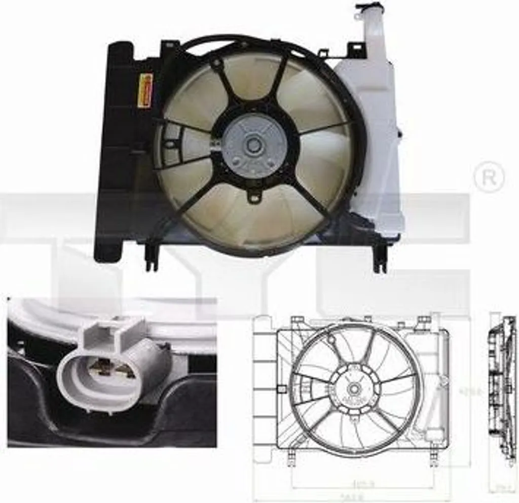 Évitez la Surchauffe : Ventilateur Radiateur Yaris OE 1671121110