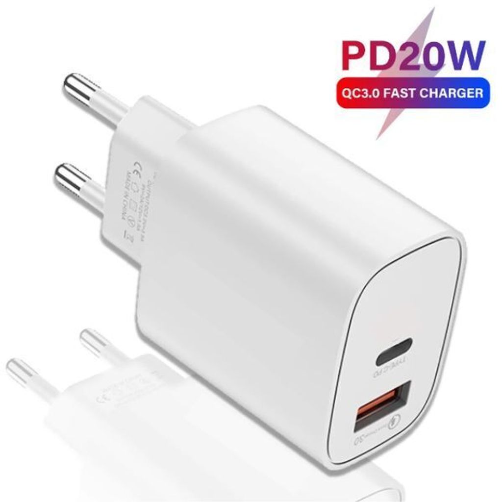 Handy-Ladegerät mit 20W USB C und 18W USB A Produktbild 