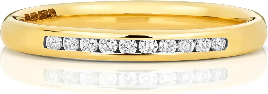 Alliance Diamant Or 375 Anti-Frottement - Anneau 2.2mm Confort Taille 51