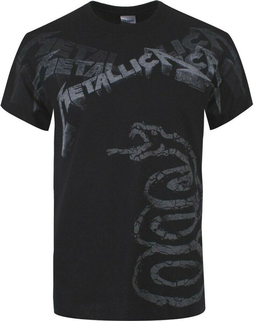 Metallica - "Black Album" T-Shirt für Herren/Damen Uni PH1272 (L) (Schwarz)