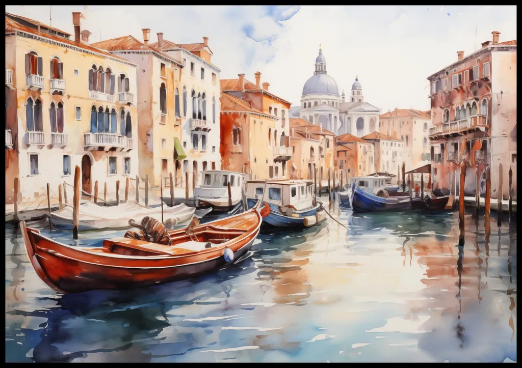 Stampa Artistica Venezia 100x70cm | Poster Professionale 150g